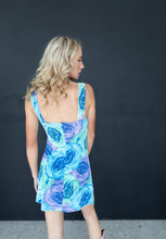 Load image into Gallery viewer, Slinky Handmade Floral Dress
